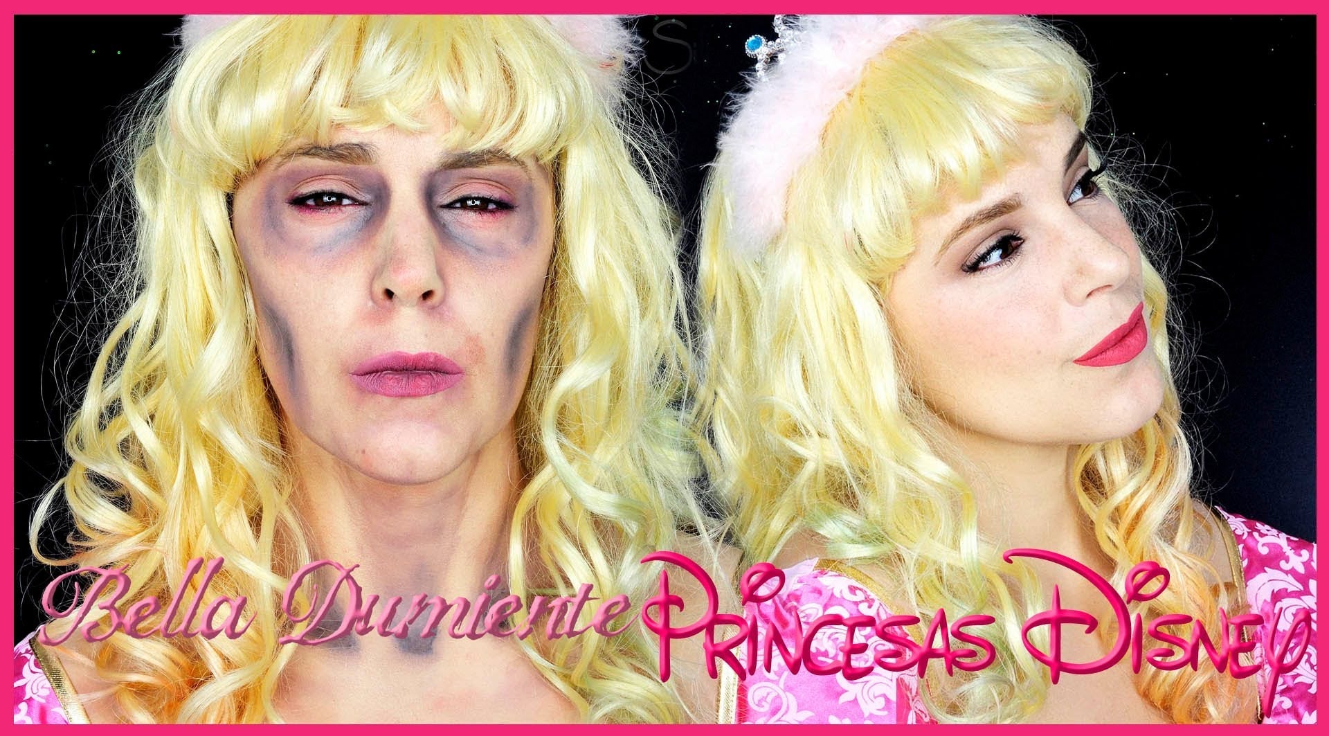 Tutorial de maquillaje de la Bella Durmiente de Disney