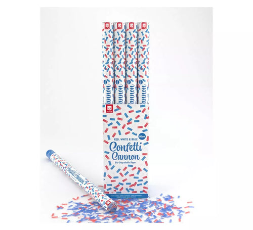 1 Cañón de Confetti Kabuki Union Jack - Reino Unido Biodegradable de 80 cm
