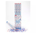 1 Cañón de Confetti Kabuki Union Jack - Reino Unido Biodegradable de 80 cm