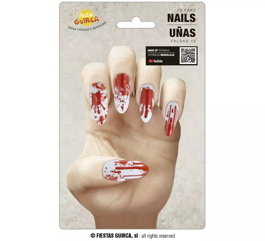 Translation missing: en.Pack de 10 Uñas Sangrientas con pegamento