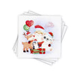 12 Servilletas de papel para Navidad de Papá Noel