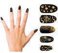 12 Uñas Happy New Year con adhesivo