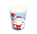 12 Vasos de papel para Navidad de Papá Noel de 270 ml