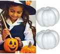 2 Calabazas blancas de corcho para Decorar 10x8 cm