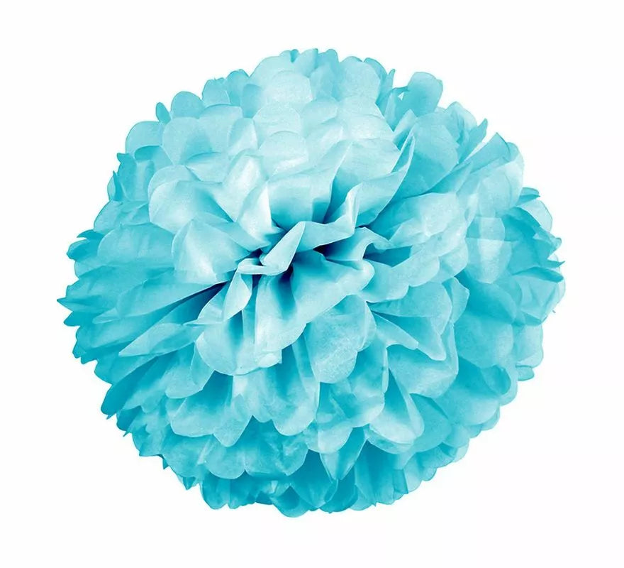 2 Pompones de papel de 42 cm de diámetro en varios colores