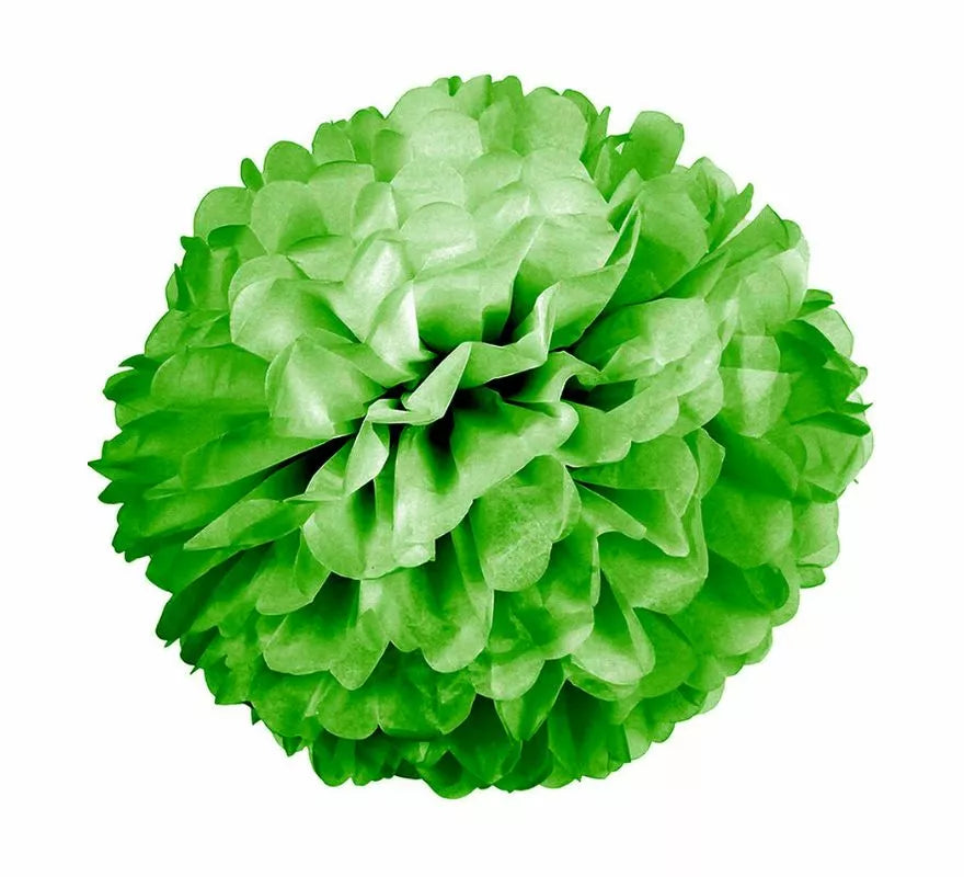 2 Pompones de papel de 42 cm de diámetro en varios colores