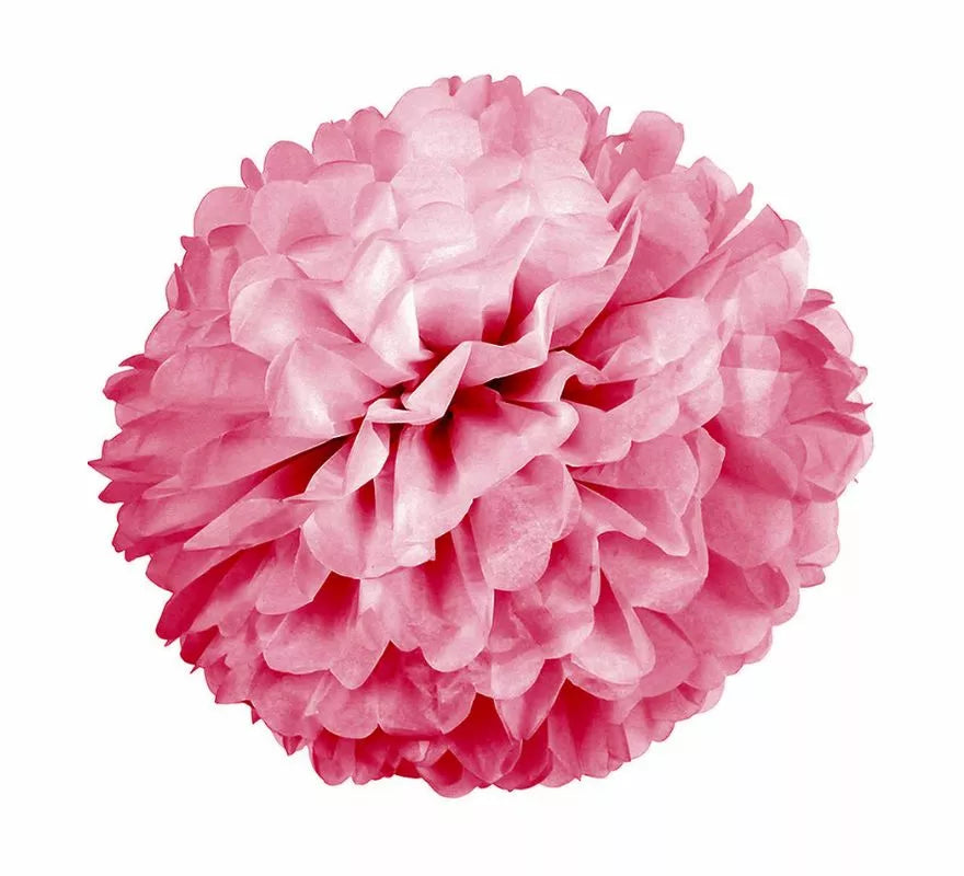 2 Pompones de papel de 42 cm de diámetro en varios colores