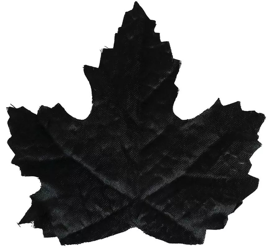 24 Hojas Calabazas negras