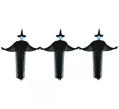 3 Brujas negras con Luz de 160 cm