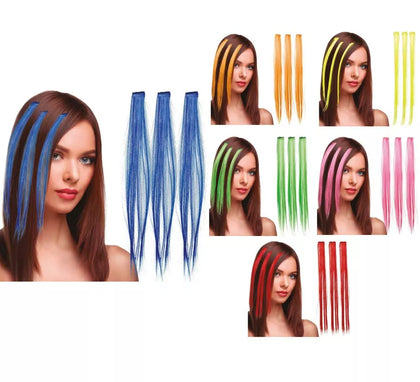3 Mechones de 50 cm en varios colores