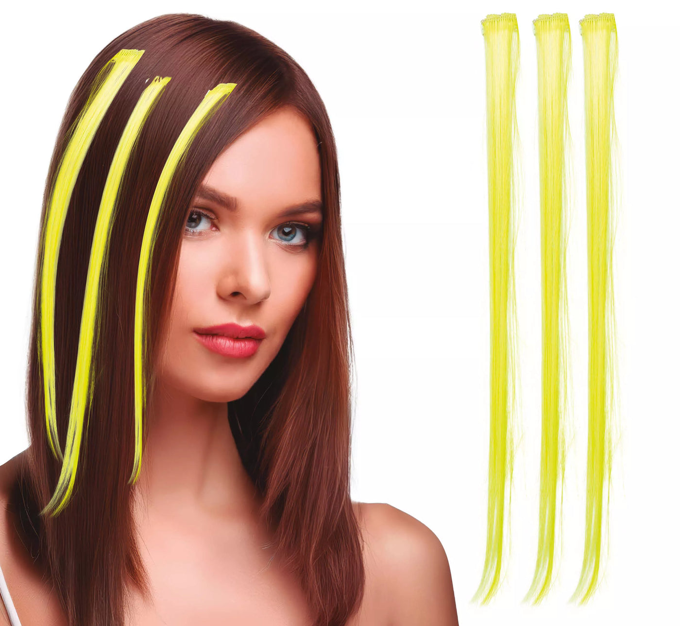3 Mechones de 50 cm en varios colores