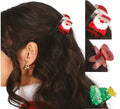 3 Pinzas de Navidad para el Pelo de 3,5 cm