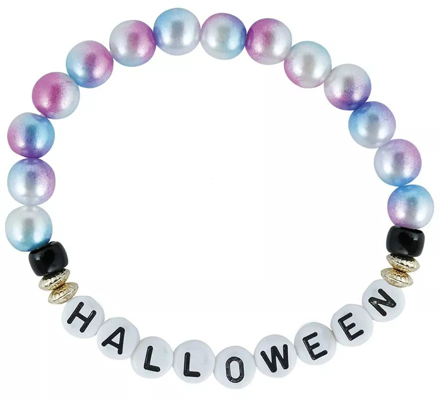 3 Pulseras Happy y Halloween
