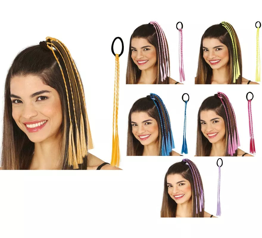 Translation missing: en.3 Trenzas de 35 cm en varios colores