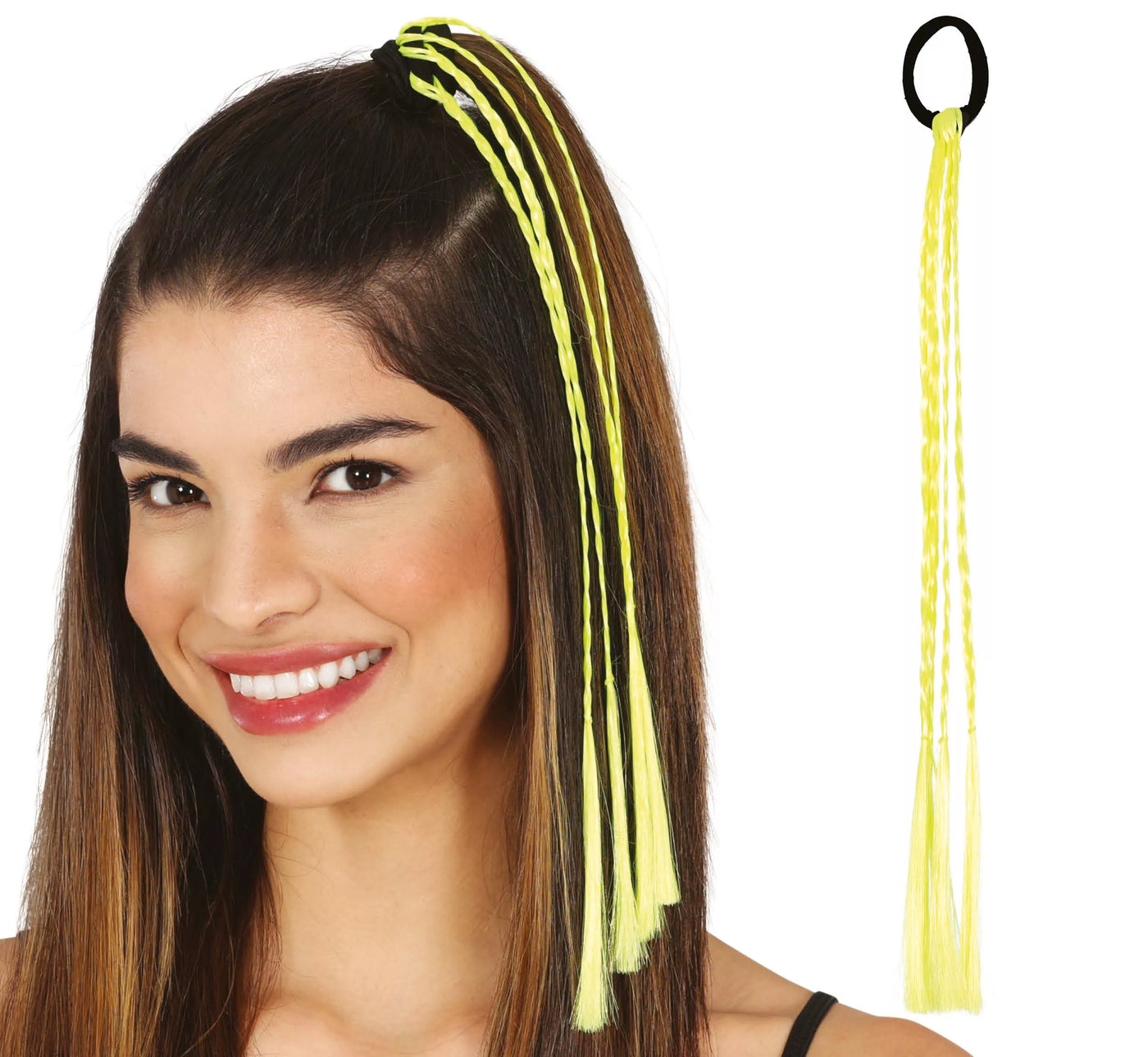 3 Trenzas de 35 cm en varios colores