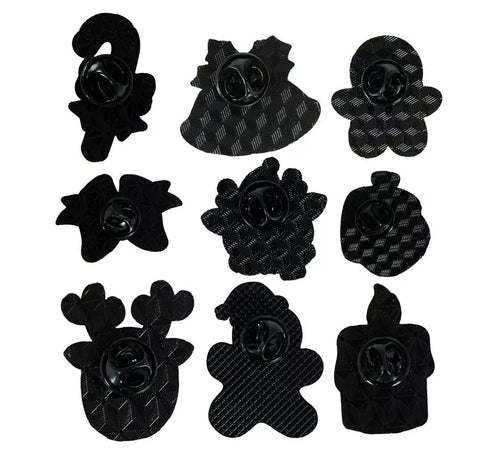 45 Pins de Navidad Modelos Surtidos de 3 cm
