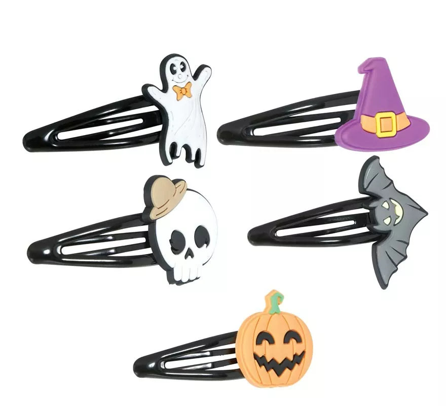 5 Pinzas de Halloween para el Pelo