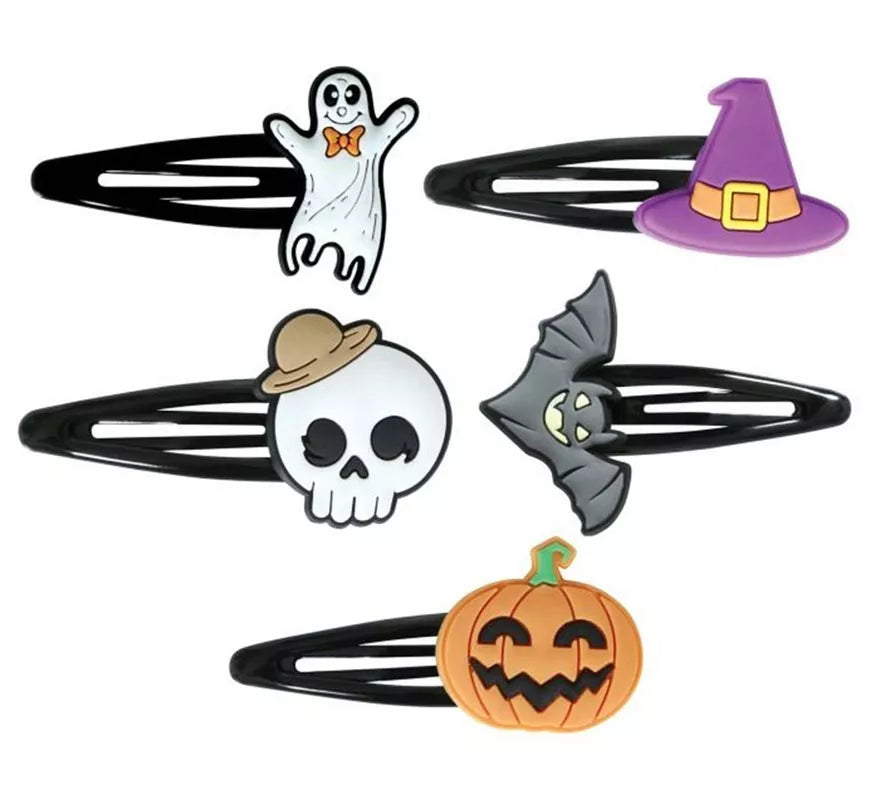 5 Pinzas de Halloween para el Pelo