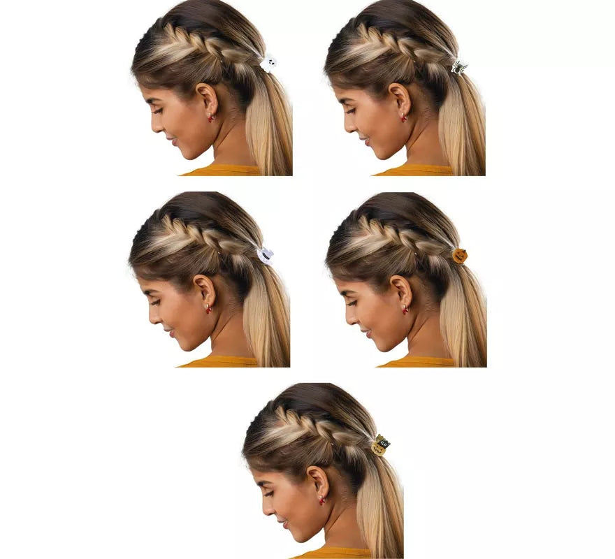 5 Pinzas Variadas para el Pelo de 3 cm