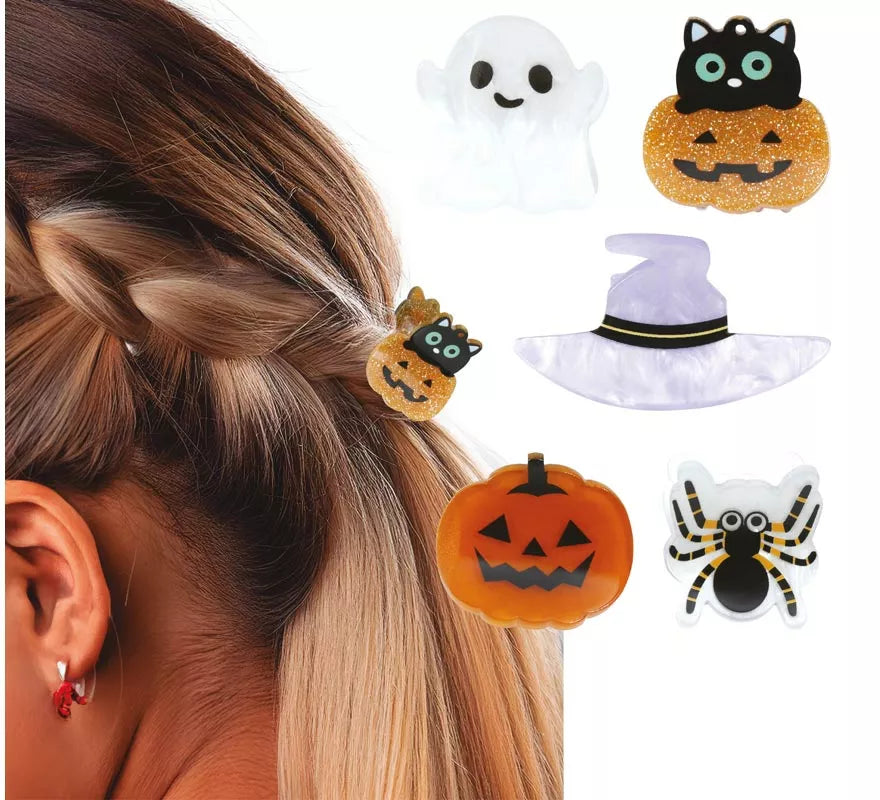 5 Pinzas Variadas para el Pelo de 3 cm