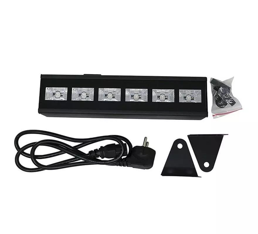 Translation missing: en.6 Leds Luz negra uv para interior de 6x3 w