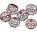 6 Máscaras del Día de los Muertos de cartón