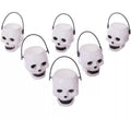 6 Mini Cabezas Calavera de 6x5x5 cm