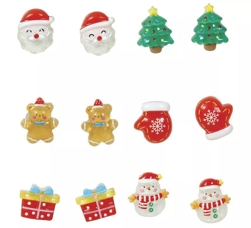 6 Pares de Pendientes Surtidos
