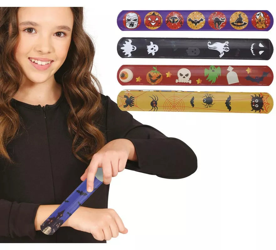 6 Pulseras Magnéticas de Halloween Surtidas