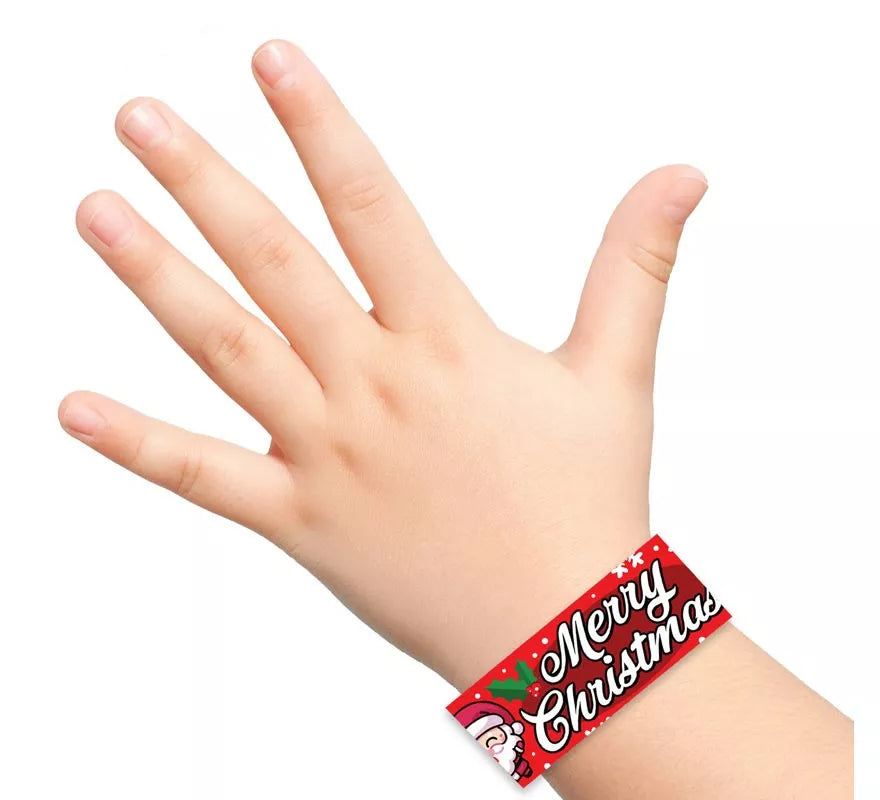 6 Pulseras Magnéticas de Navidad Surtidas