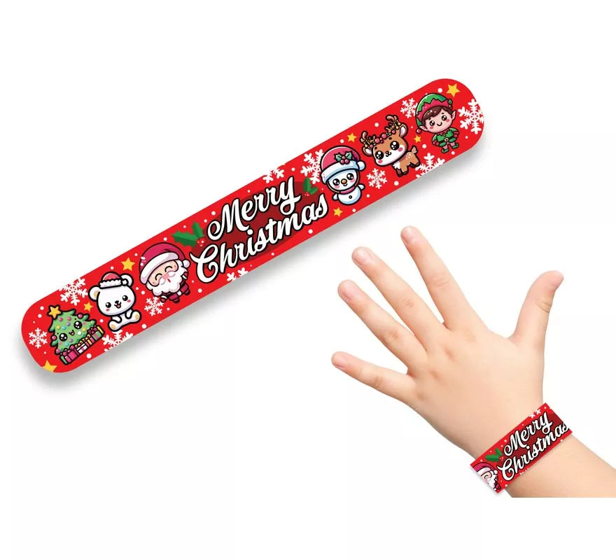 6 Pulseras Magnéticas de Navidad Surtidas