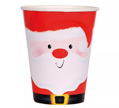 6 Santa Claus glasses of 250 ml