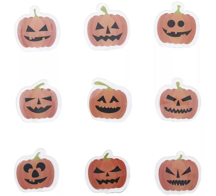 9 Pegatinas de Gel Calabacitas modelos surtidos