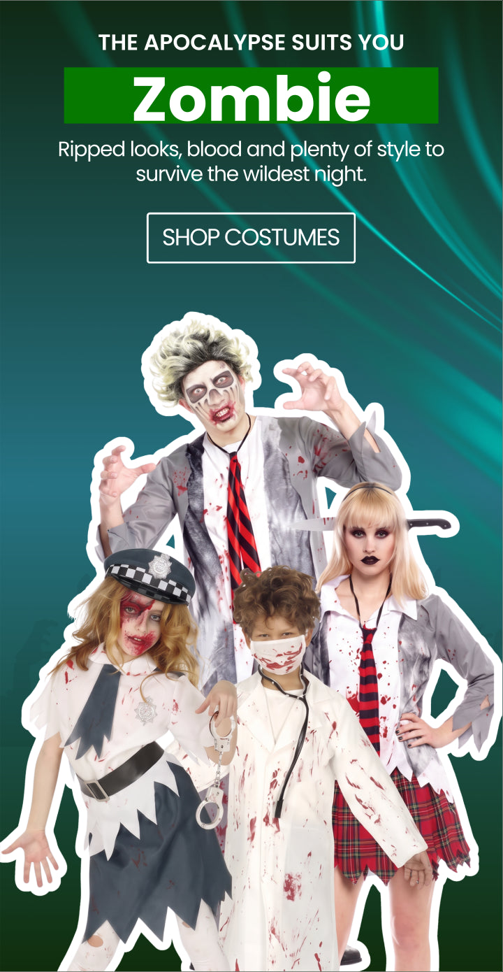 View zombie costumes