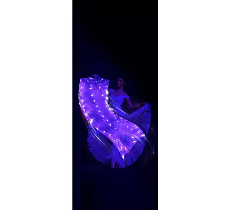 Abanico blanco con Led de 75x150 cm