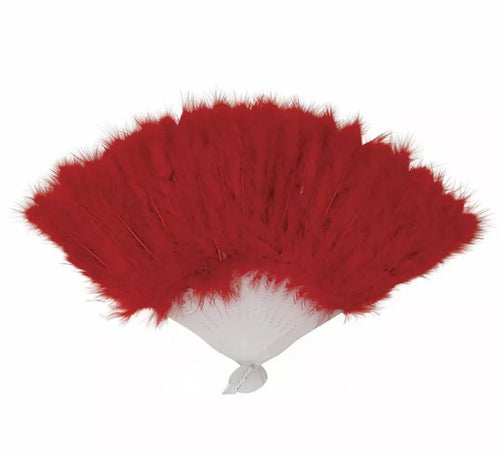 Abanico con Plumas de 16 Palas en varios colores
