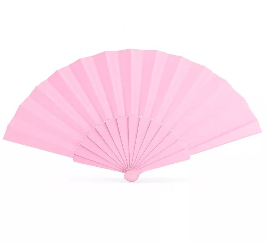 Abanico de Plástico de 43 cm en varios colores