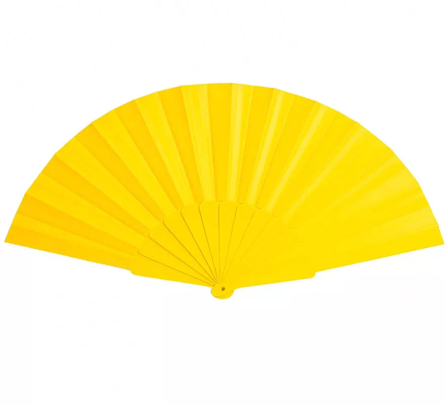 Abanico de Plástico de 43 cm en varios colores