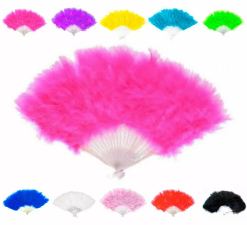 Abanico de Plumas Suaves de 29 cm en varios colores