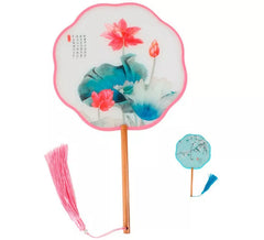 Chinese Paipai Fan with tassel in assorted colors