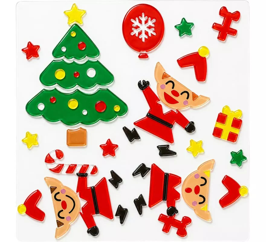 Translation missing: en.Adhesivo de Gel con Figuras Navideñas de 20x25 cm