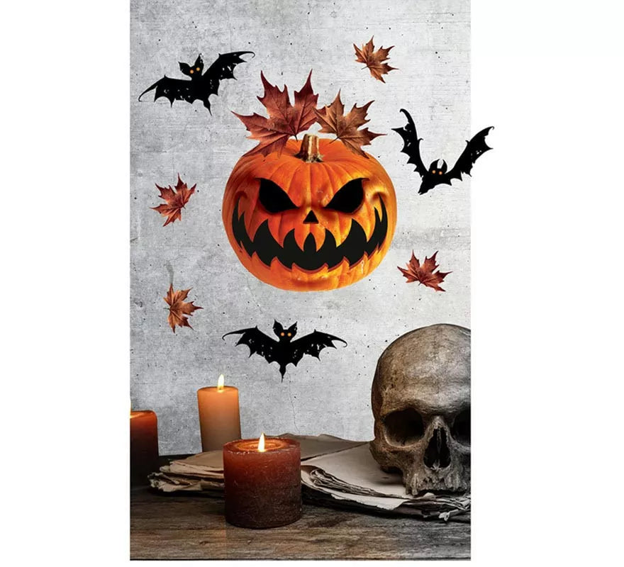 Adhesivo de Pared Calabaza de 25x70 cm