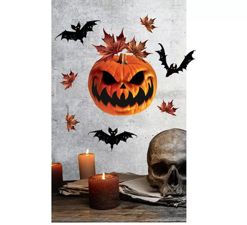 Adhesivo de Pared Calabaza de 25x70 cm