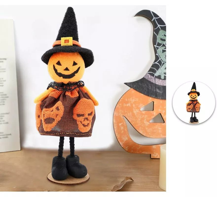 Adorno Muñeco Calabaza 17 cm