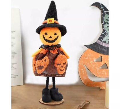 Adorno Muñeco Calabaza 17 cm