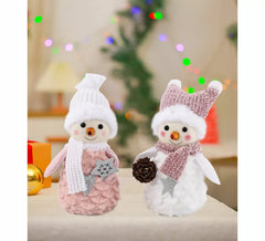 Assorted 13cm Snowman Ornament