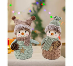 Assorted 13cm Snowman Ornament