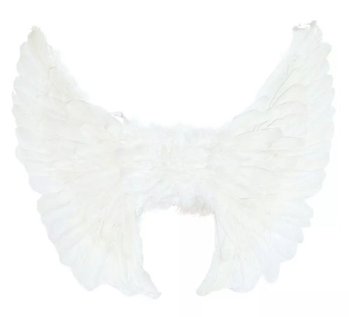 Alas con Plumas Blanca 50 X 45 cm