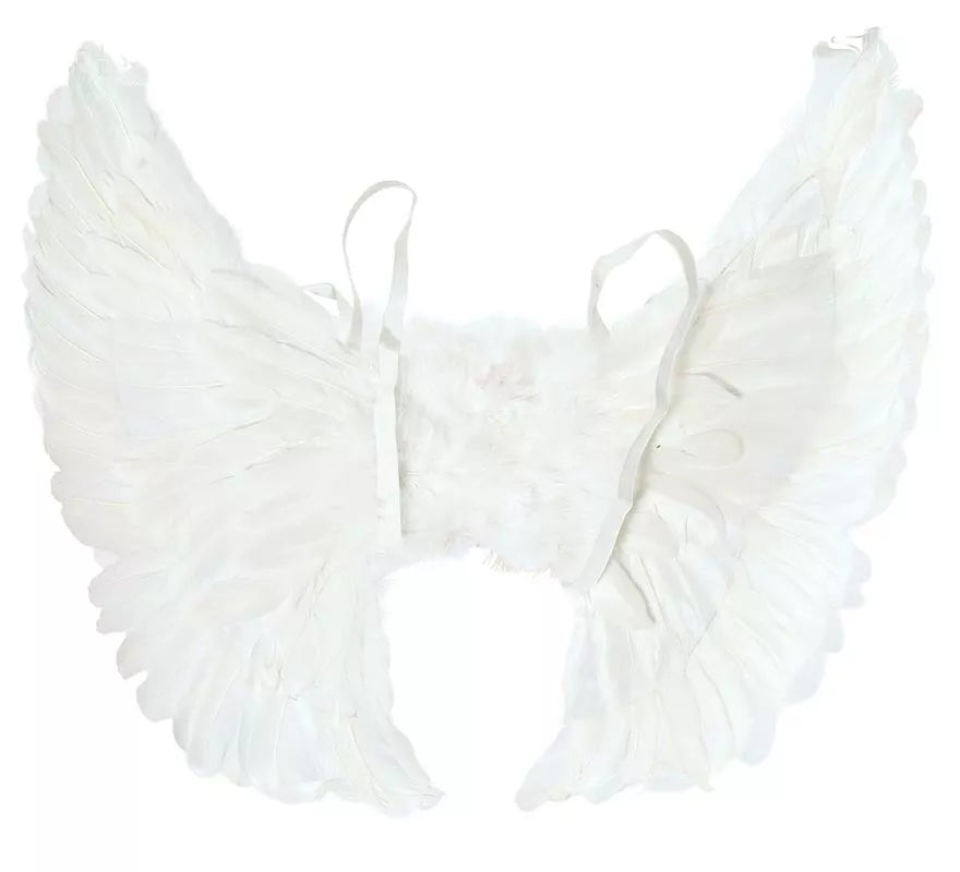 Translation missing: en.Alas con Plumas Blanca 50 X 45 cm