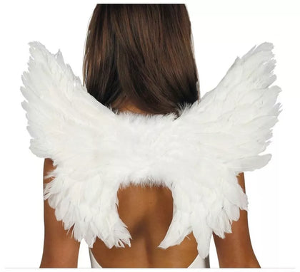 Alas con Plumas Blanca 50 X 45 cm